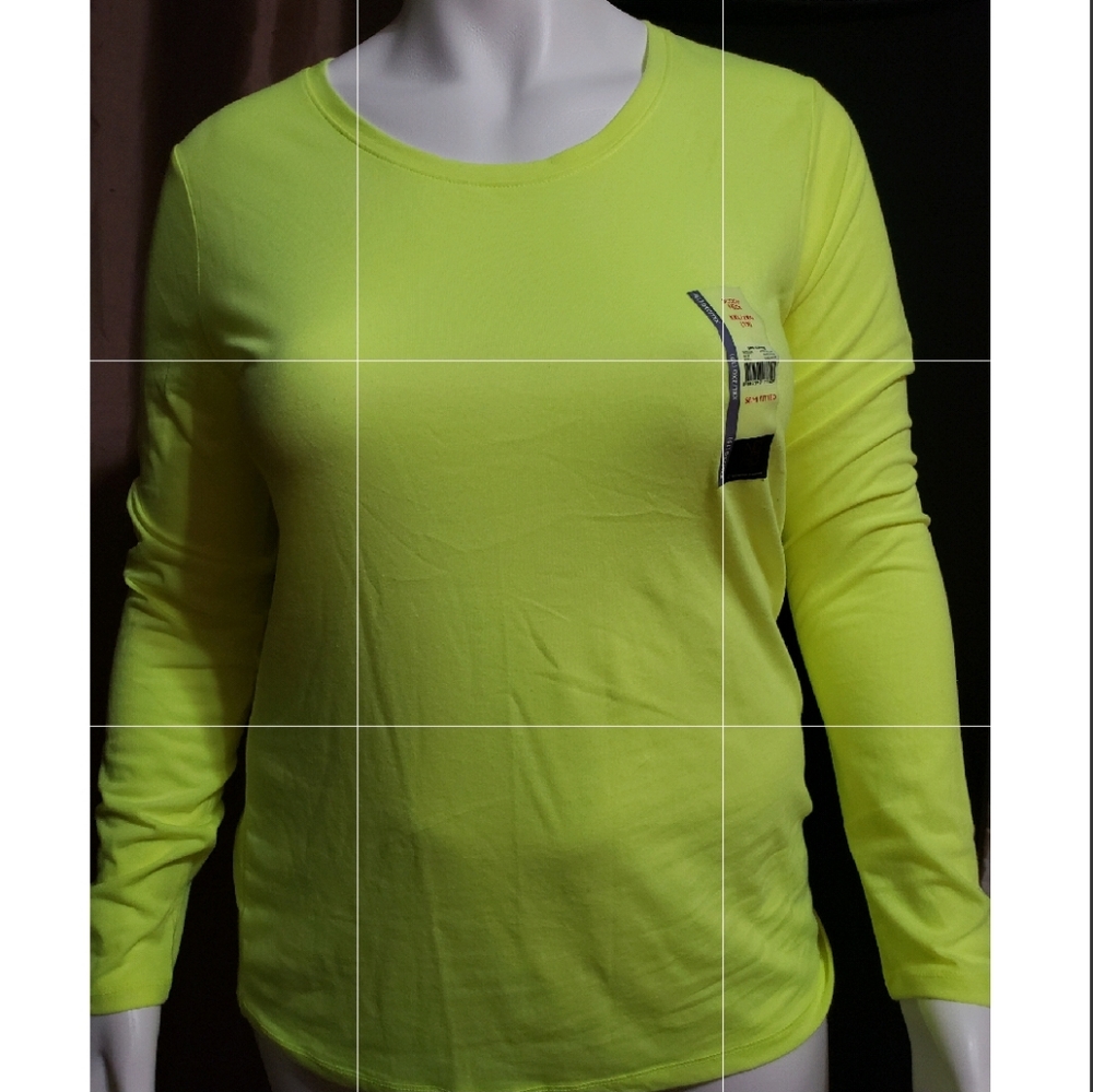 👍 No Boundaries Scoop Neck Long Sleeve Tee XXL